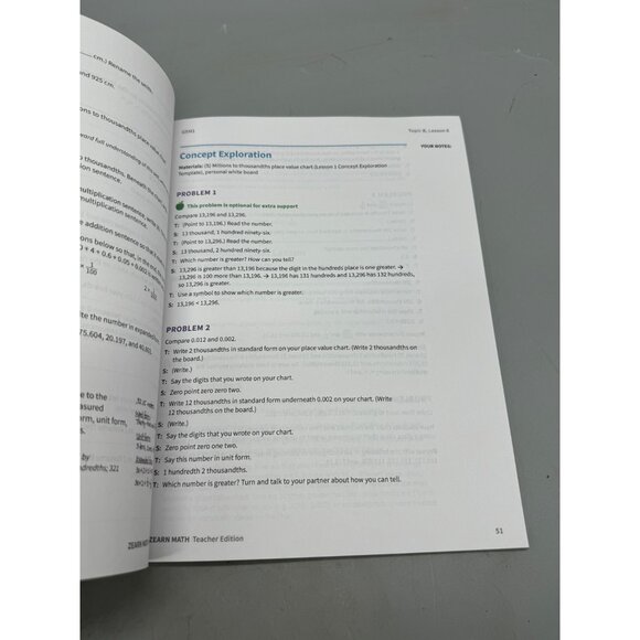 Zearn Math Grade 5 Teacher Edition Set Missions 1-6 & Assessments Key READ - Picture 6 of 16